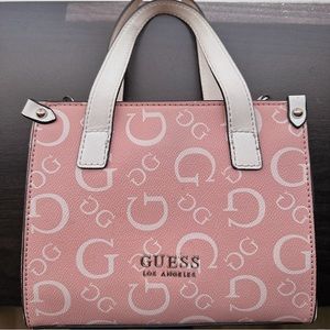 Women’s GUESS Pink Crossbody Purse with Adjustable Strap